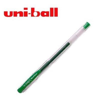 Lapicera Roller Uni Ball UM-100 signo Gel 0,7mm Verde
